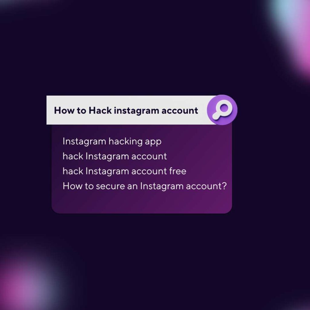 hack Instagram account